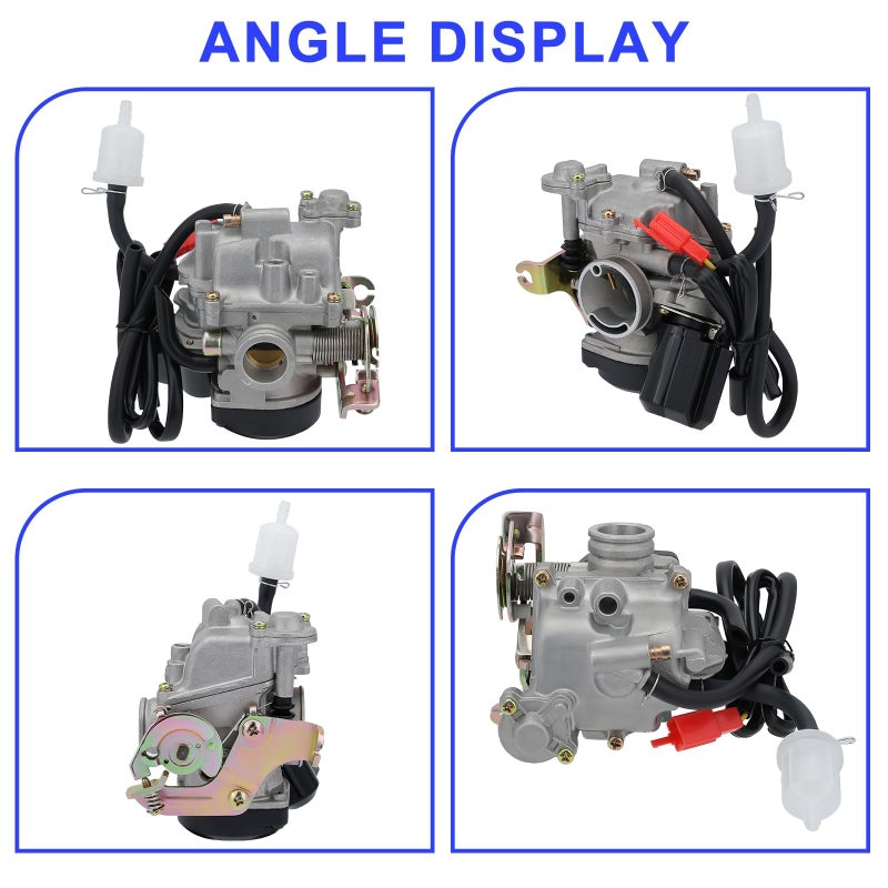 Wetenex GY6 50CC Carburetor for 49CC 50 CC 80CC 139QMB 4 Stroke Taotao Go Kart Moped Scooter 18MM Carb - Image 4
